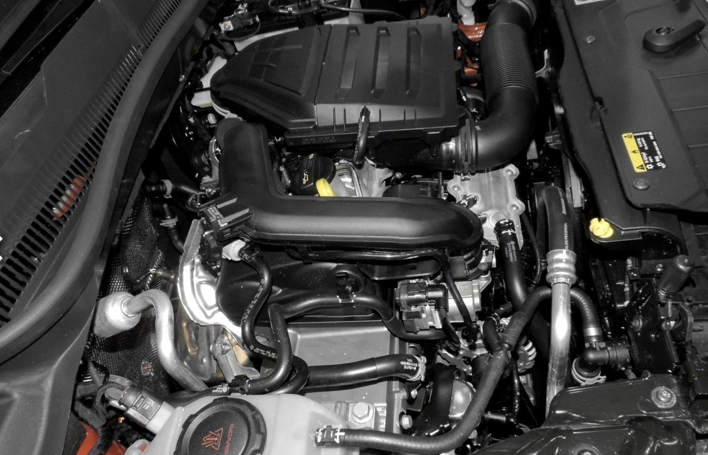 Electrical and charging layout under a hood at a Chattanooga visit